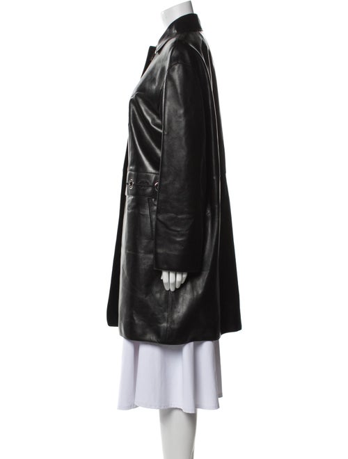 Hermès Leather Coat