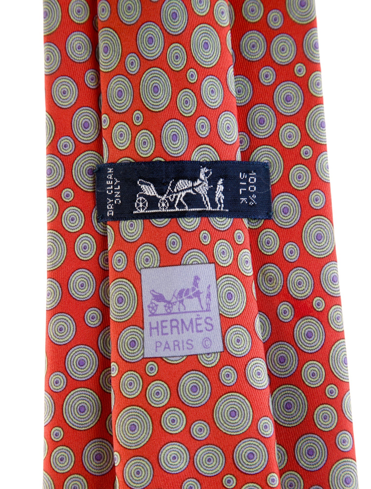 Hermès Patterned Tie