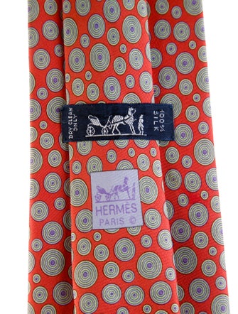 Hermès Patterned Tie