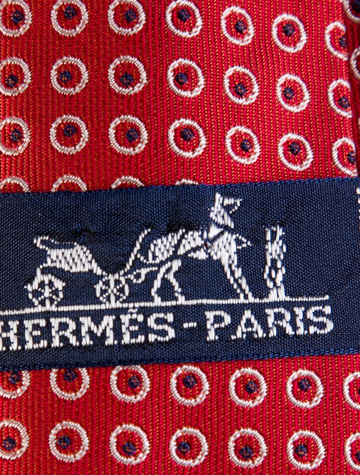Hermès Patterned Tie