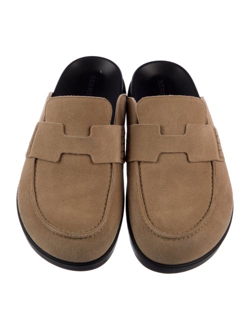 Hermès Go Suede Mules