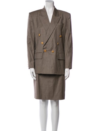 Hermès Wool Skirt Suit