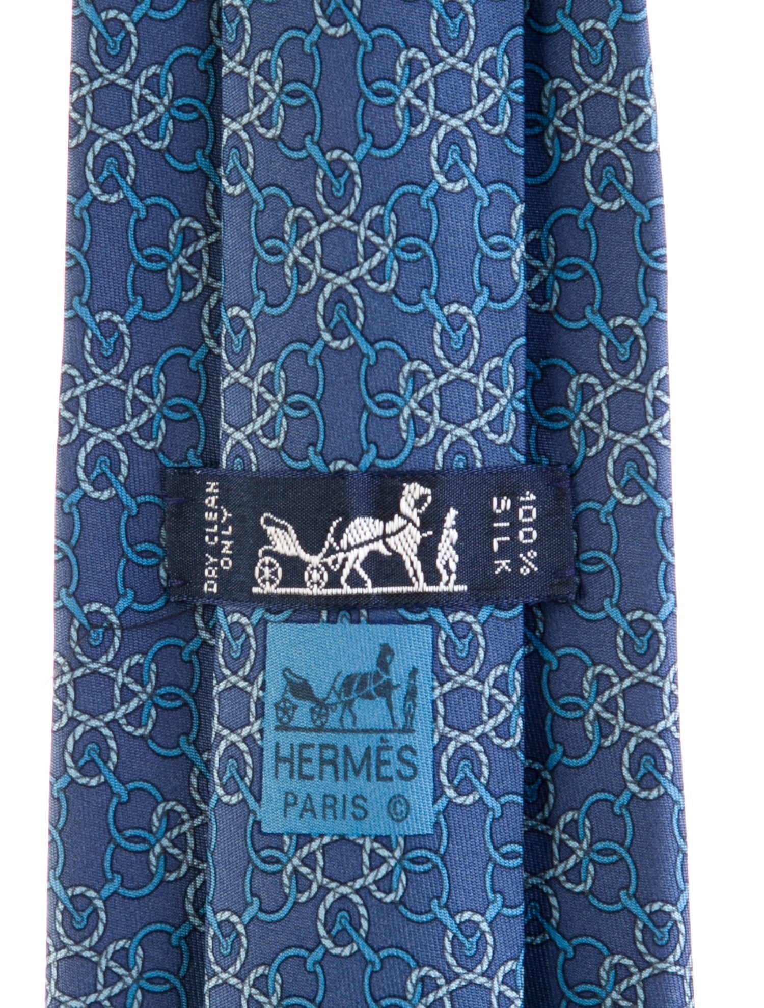 Hermès Hermès Silk Pattern Neck Tie