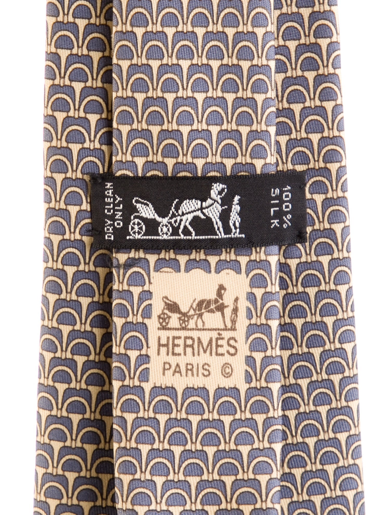 Hermès Patterned Tie