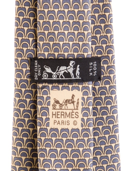 Hermès Patterned Tie