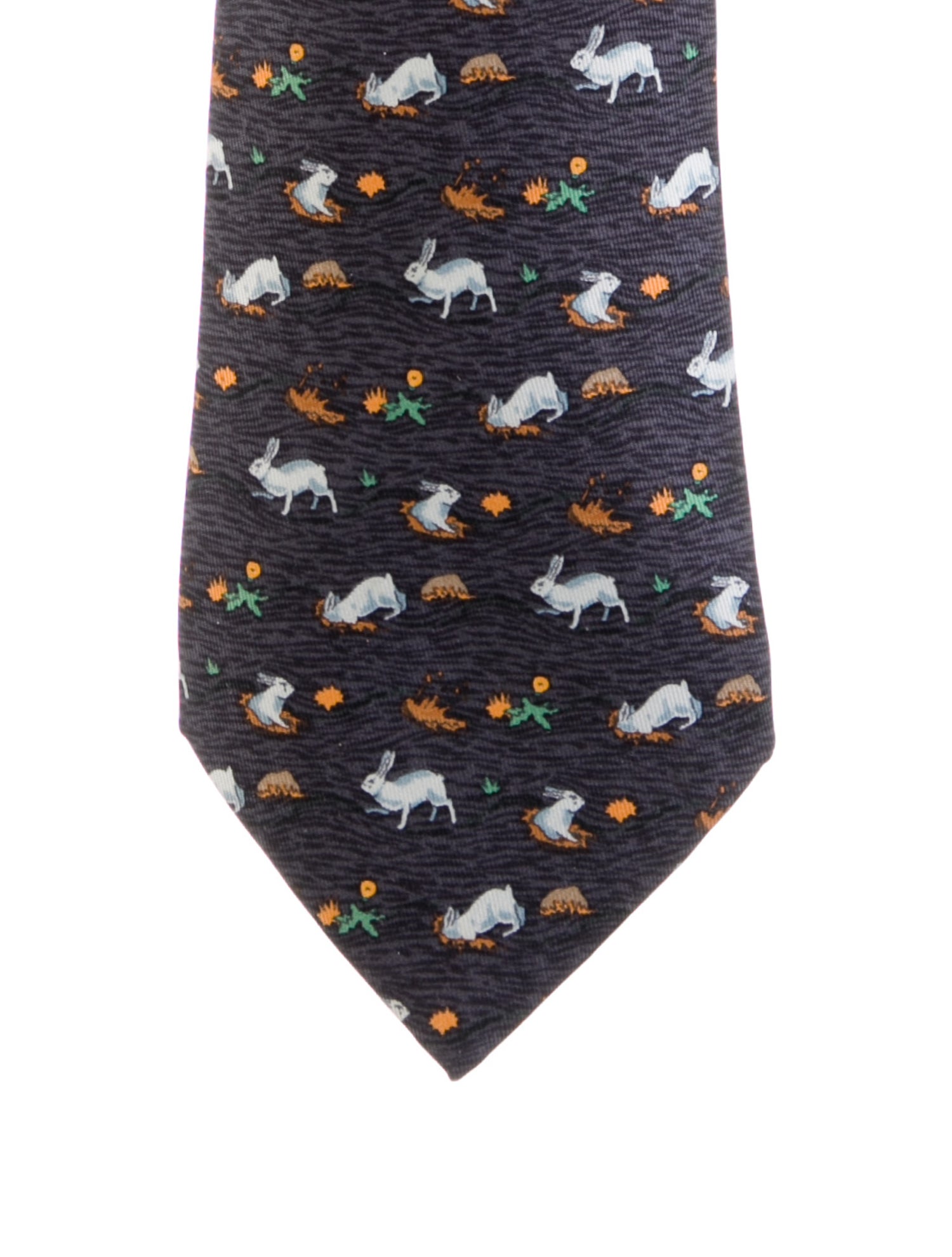 Hermès Patterned Tie
