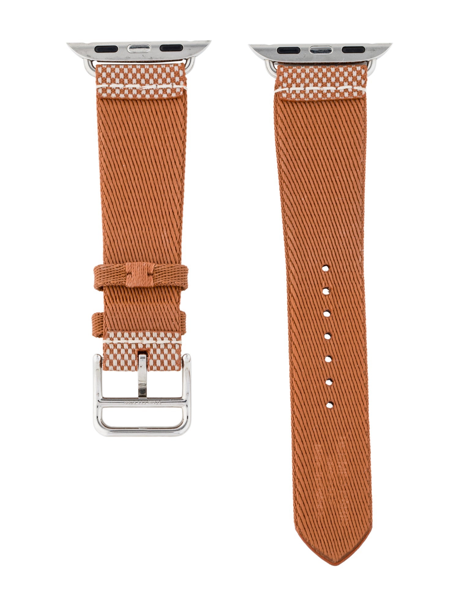 Hermès x Apple Single Tour 42 mm Toile H Strap
