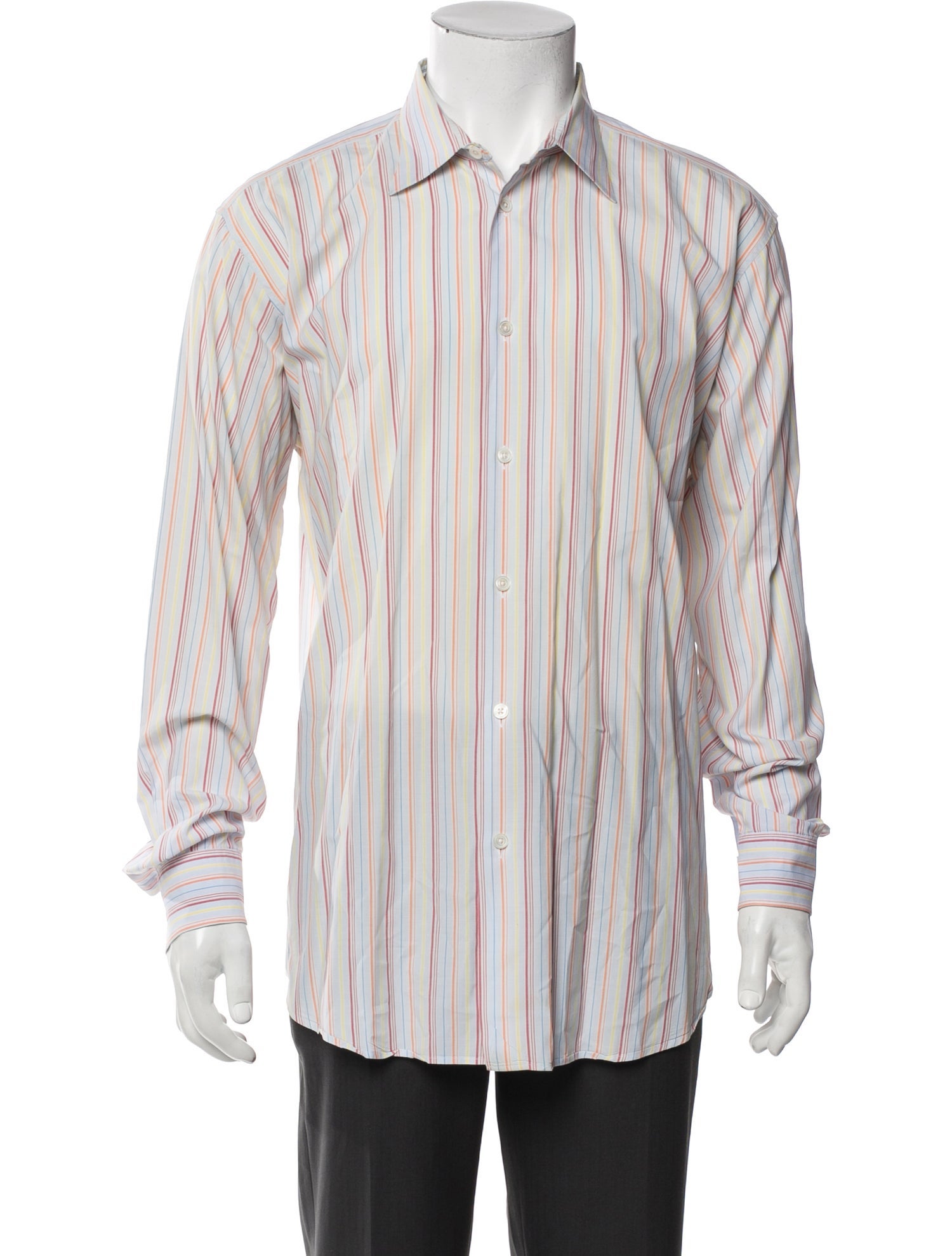 Hermès Striped Long Sleeve Shirt