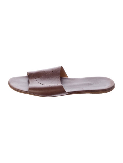 Hermès Leather Slides