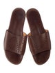 Hermès Leather Slides