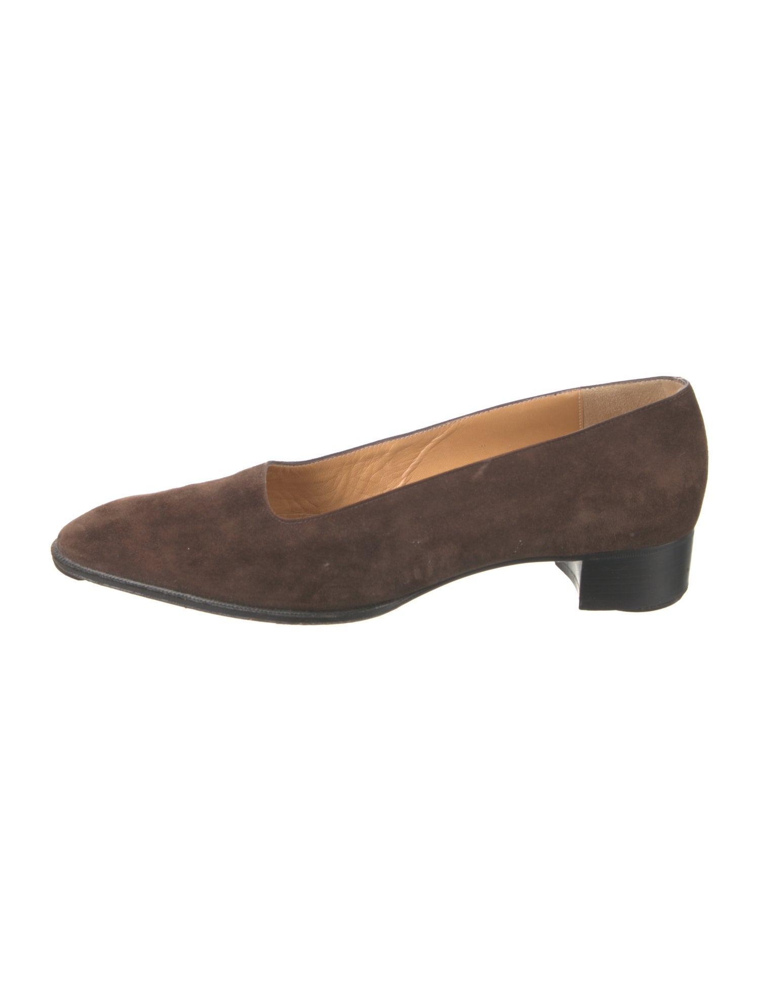 Hermès Vintage Suede Flats