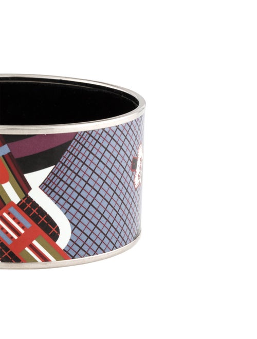 Hermès Enamel Extra Wide Bangle