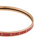 Hermès Enamel Extra Narrow Bangle Bracelet