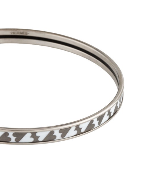 Hermès Hermès Enamel Extra Narrow Bangle Bracelet