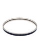 Hermès Enamel Extra Narrow Uni Bangle Bracelet