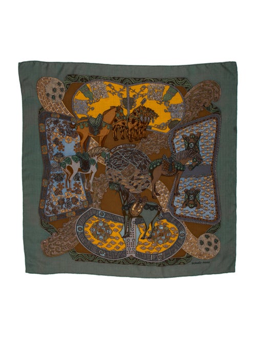 Hermès Art Des Steppes Cashmere Shawl