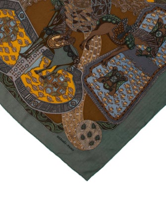 Hermès Art Des Steppes Cashmere Shawl