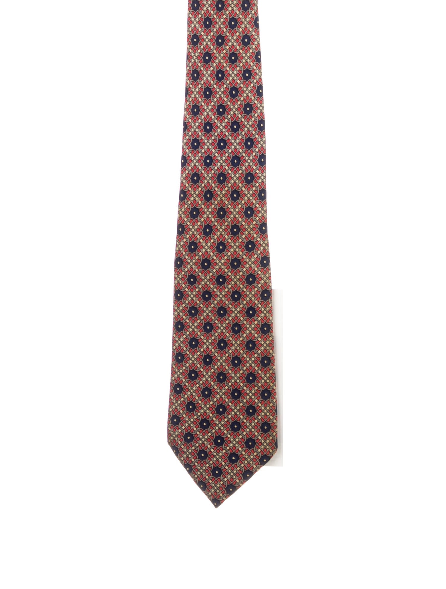 Hermès Silk Tie With Patterned Design