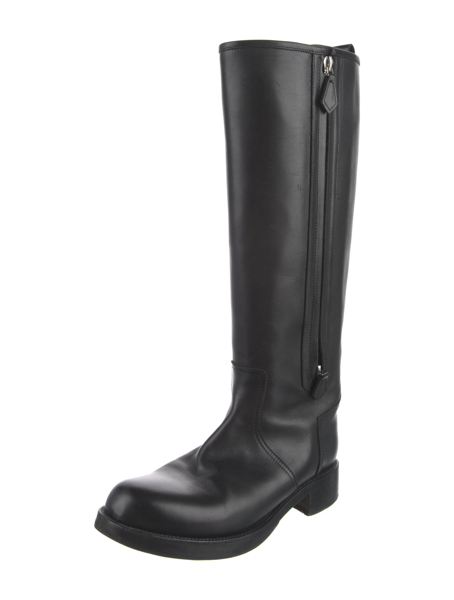 Hermès Leather Riding Boots