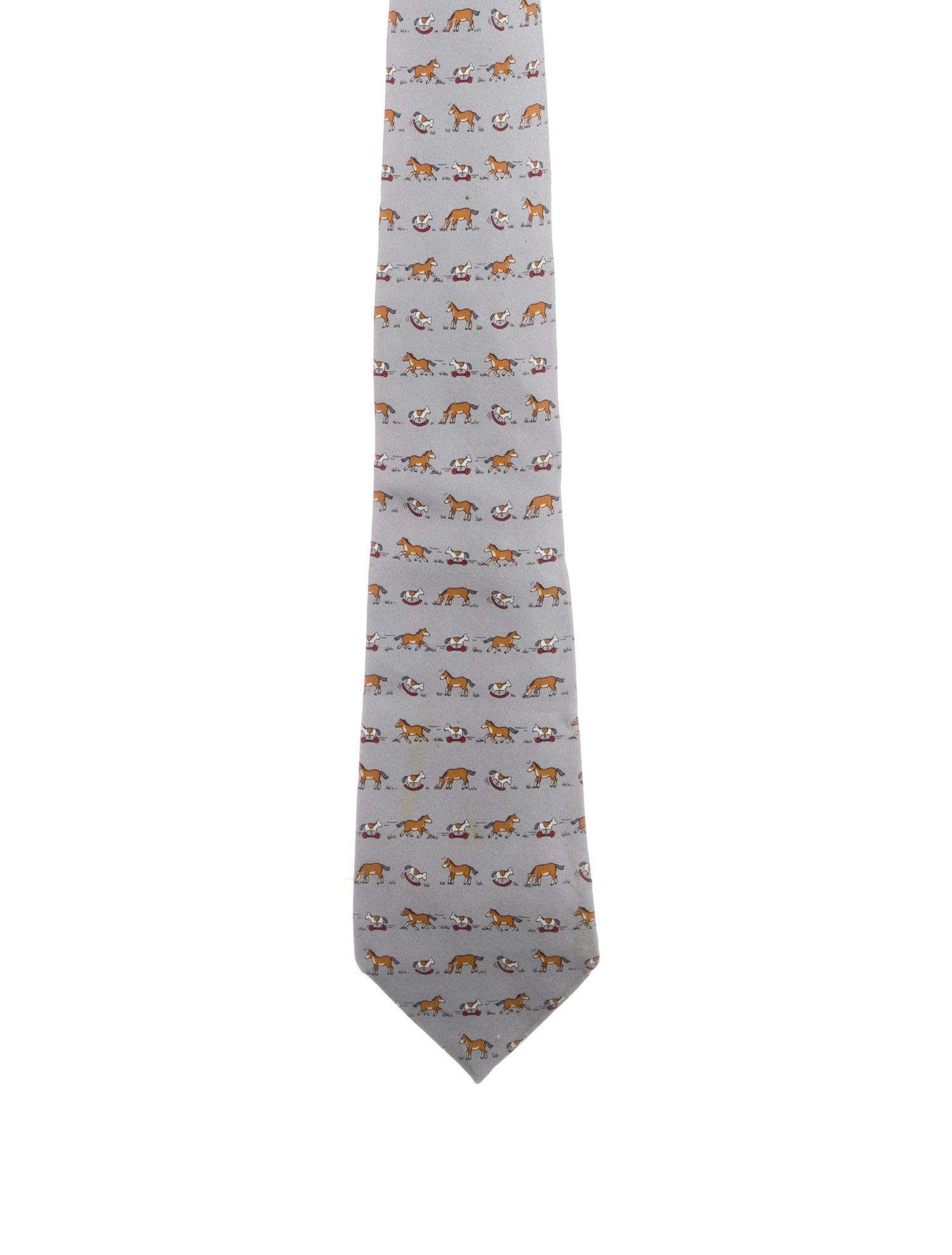 Hermès Silk Patterned Tie