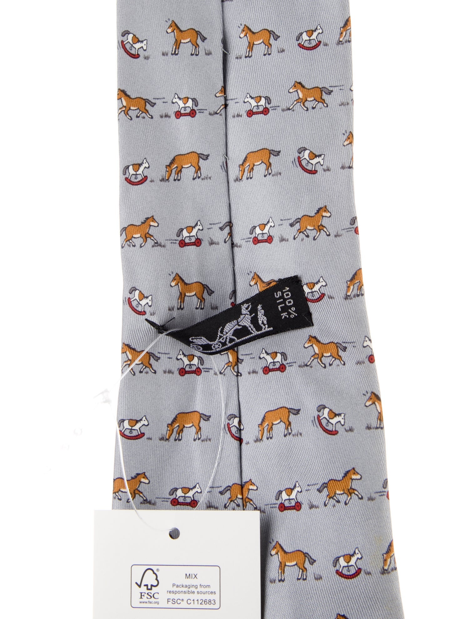 Hermès Silk Patterned Tie