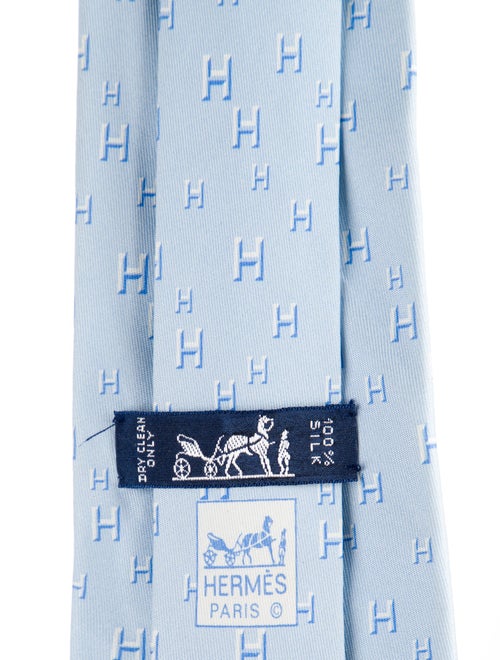 Hermès Silk Pattern Tie