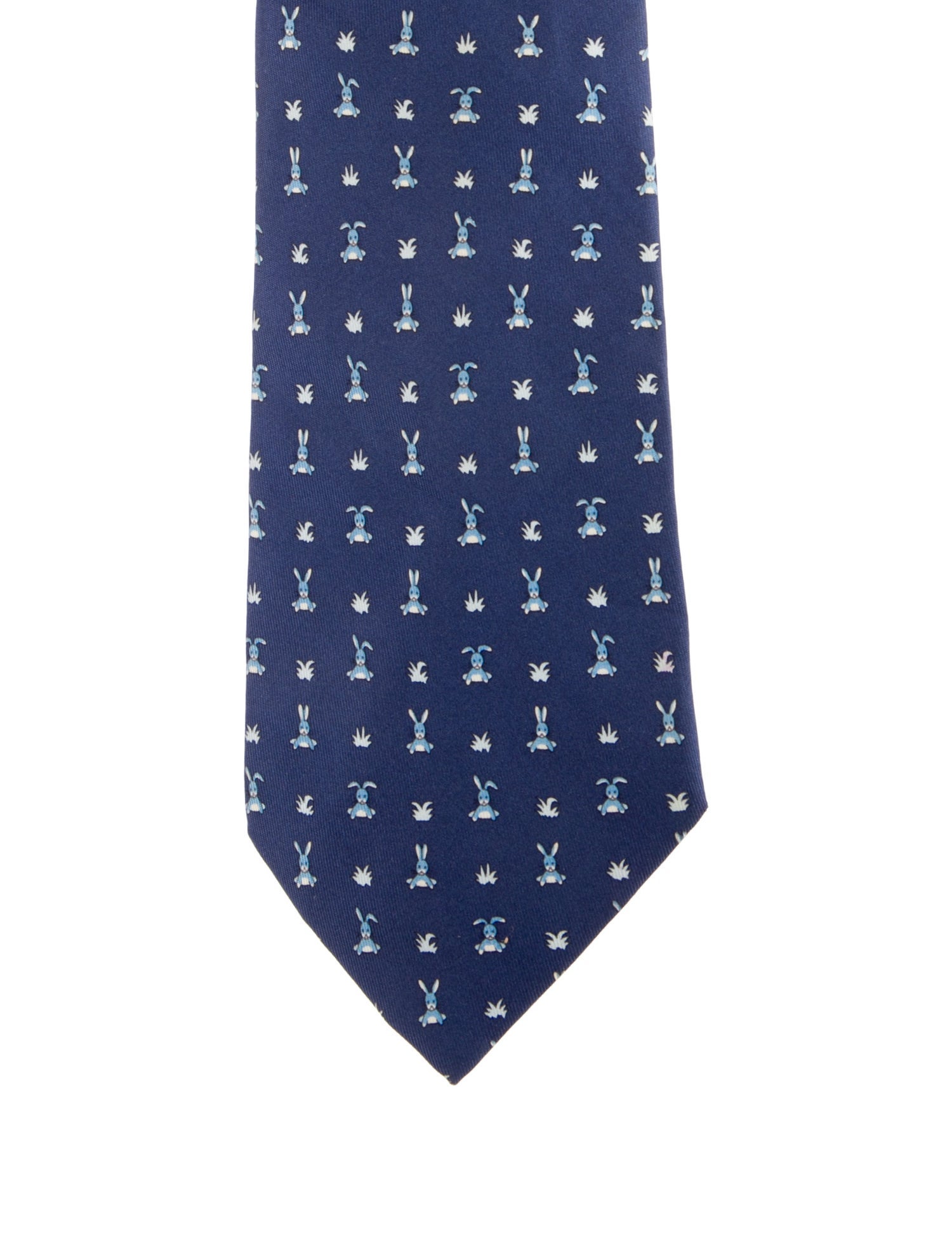 Hermès Silk Pattern Tie