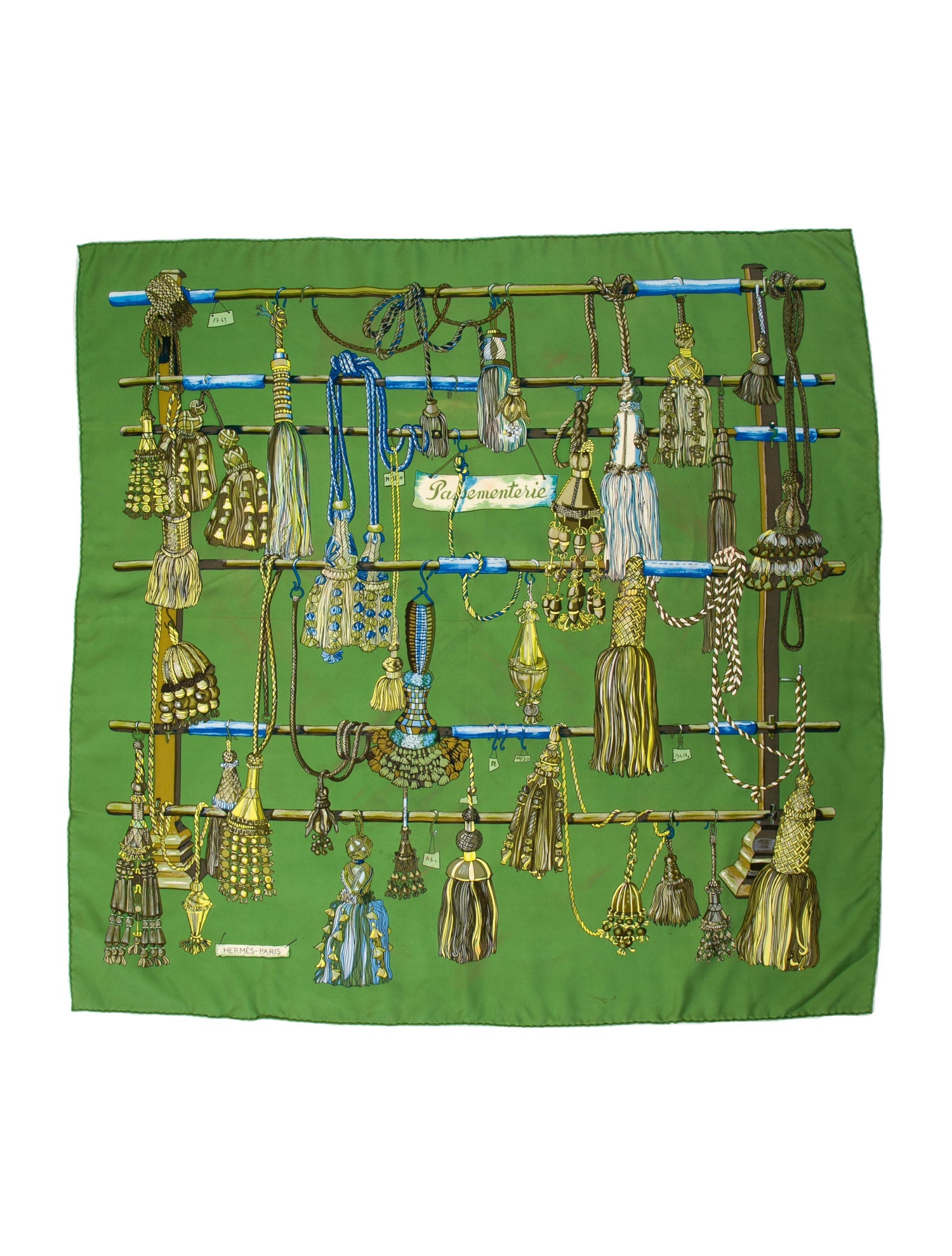 Hermès Pasementerie Silk Scarf