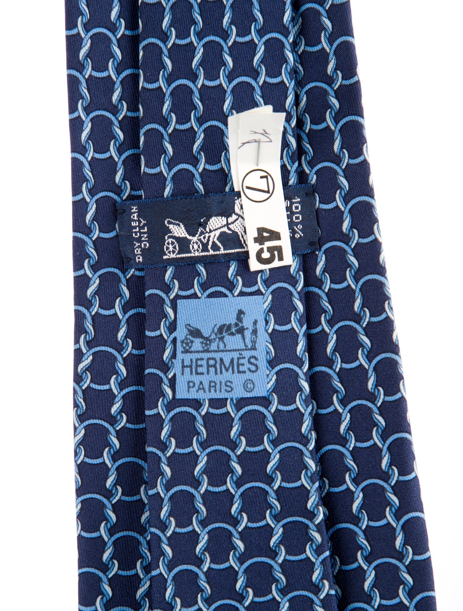 Hermès Silk Pattern Tie