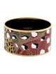 Hermès Extra Wide Enamel Bangle Bracelet