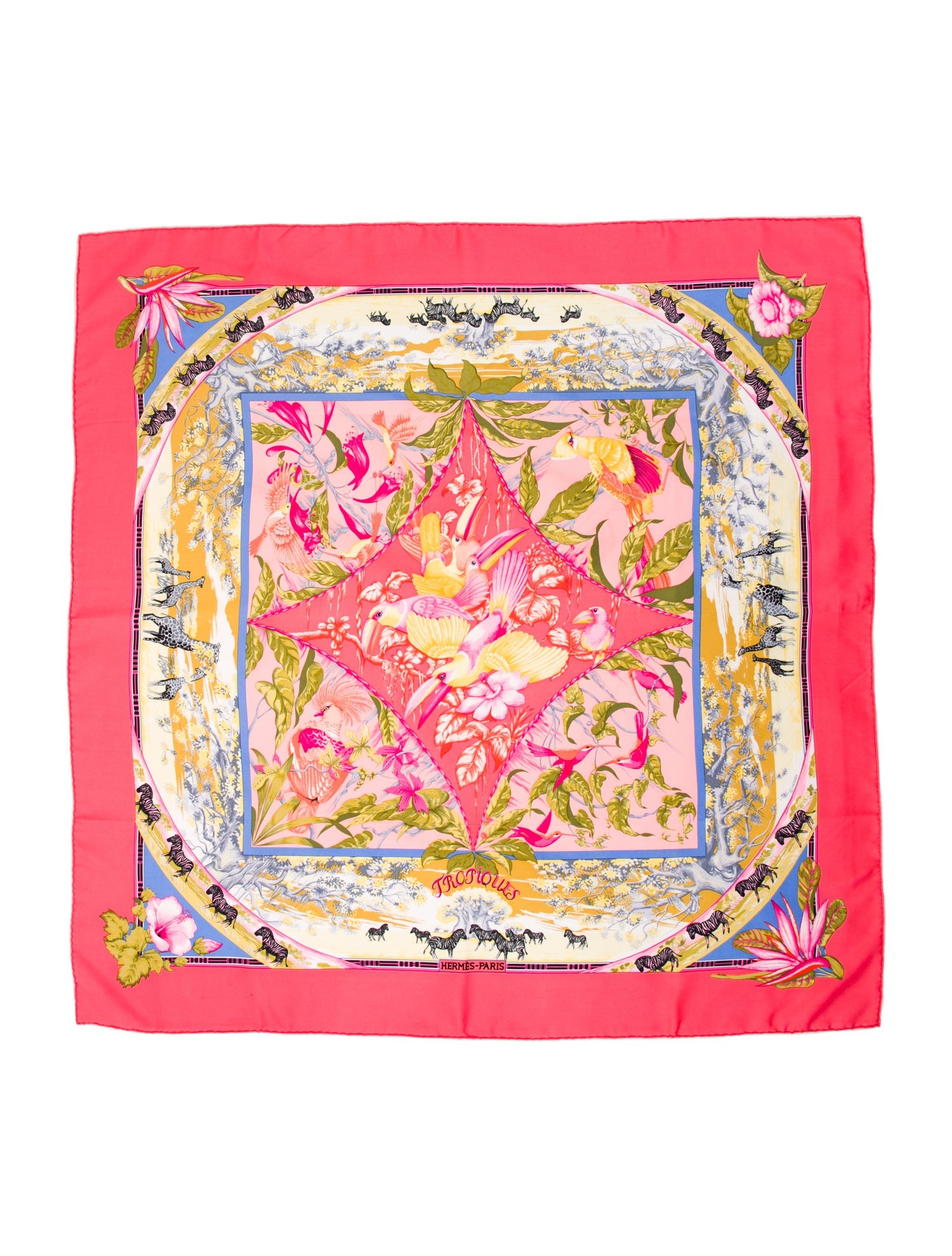 Hermès Tropiques Silk Scarf