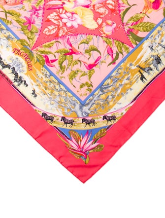 Hermès Tropiques Silk Scarf