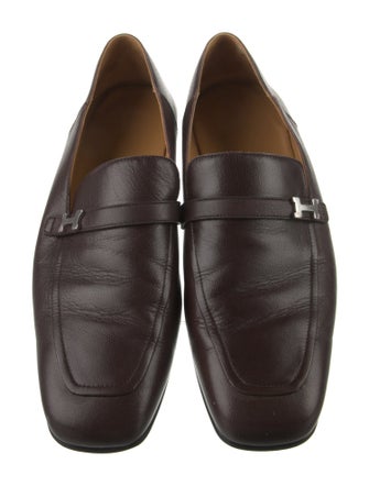 Hermès Giovanni H Logo Dress Loafers
