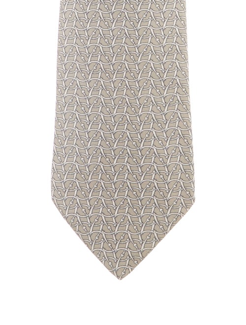 Hermès Silk Patterned Tie