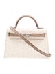Hermès Special Order Ostrich Mini Kelly II Sellier 20