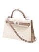Hermès Special Order Ostrich Mini Kelly II Sellier 20