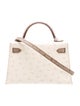 Hermès Special Order Ostrich Mini Kelly II Sellier 20