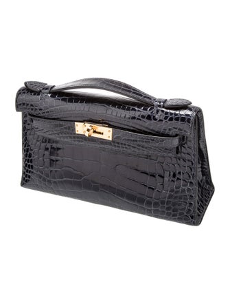 Hermès 2017 Shiny Alligator Kelly Pochette