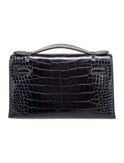 Hermès 2017 Shiny Alligator Kelly Pochette