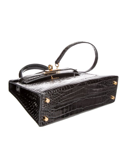 Hermès 2018 Shiny Alligator Mini Kelly Sellier 20