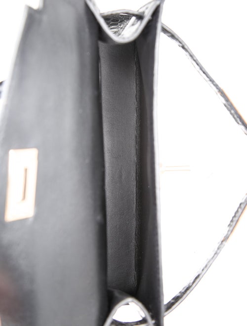 Hermès 2018 Shiny Alligator Mini Kelly Sellier 20