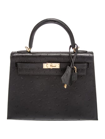 Hermès 2021 Ostrich Kelly II Sellier 25