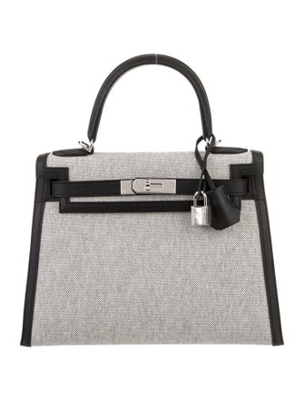 Hermès 2025 Toile Kelly II Sellier 28