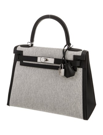 Hermès 2025 Toile Kelly II Sellier 28