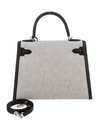 Hermès 2025 Toile Kelly II Sellier 28