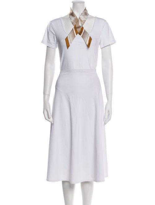 Hermès Ex-Libris Silk Twilly Scarf