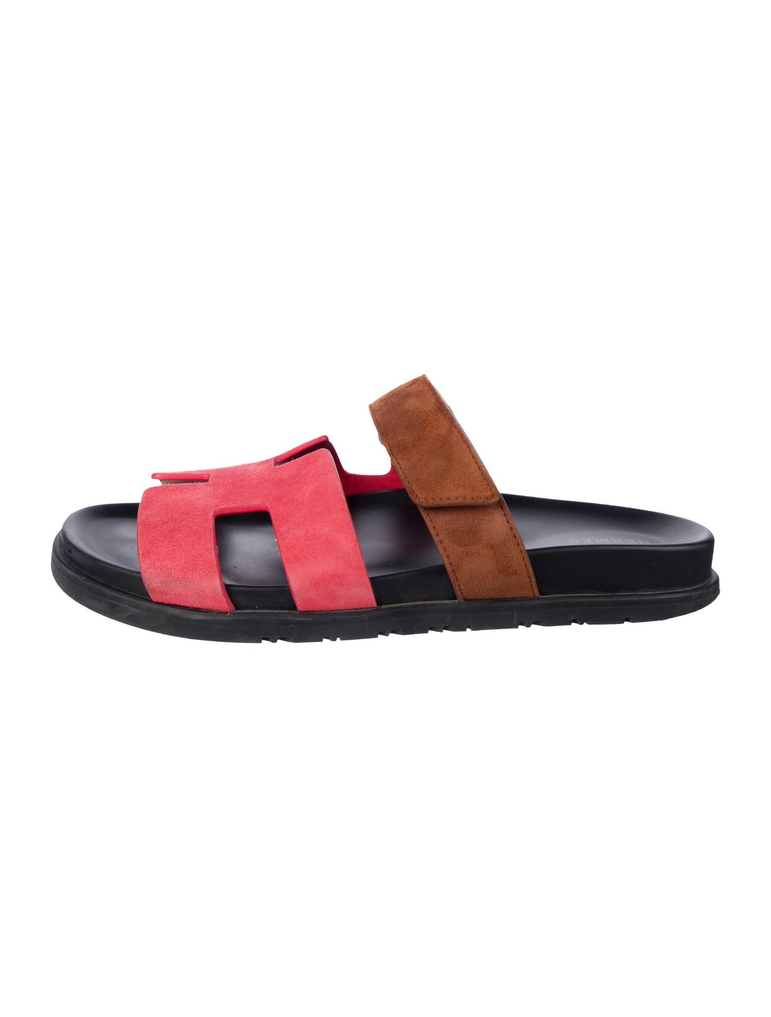 Hermès Chypre Suede Slides