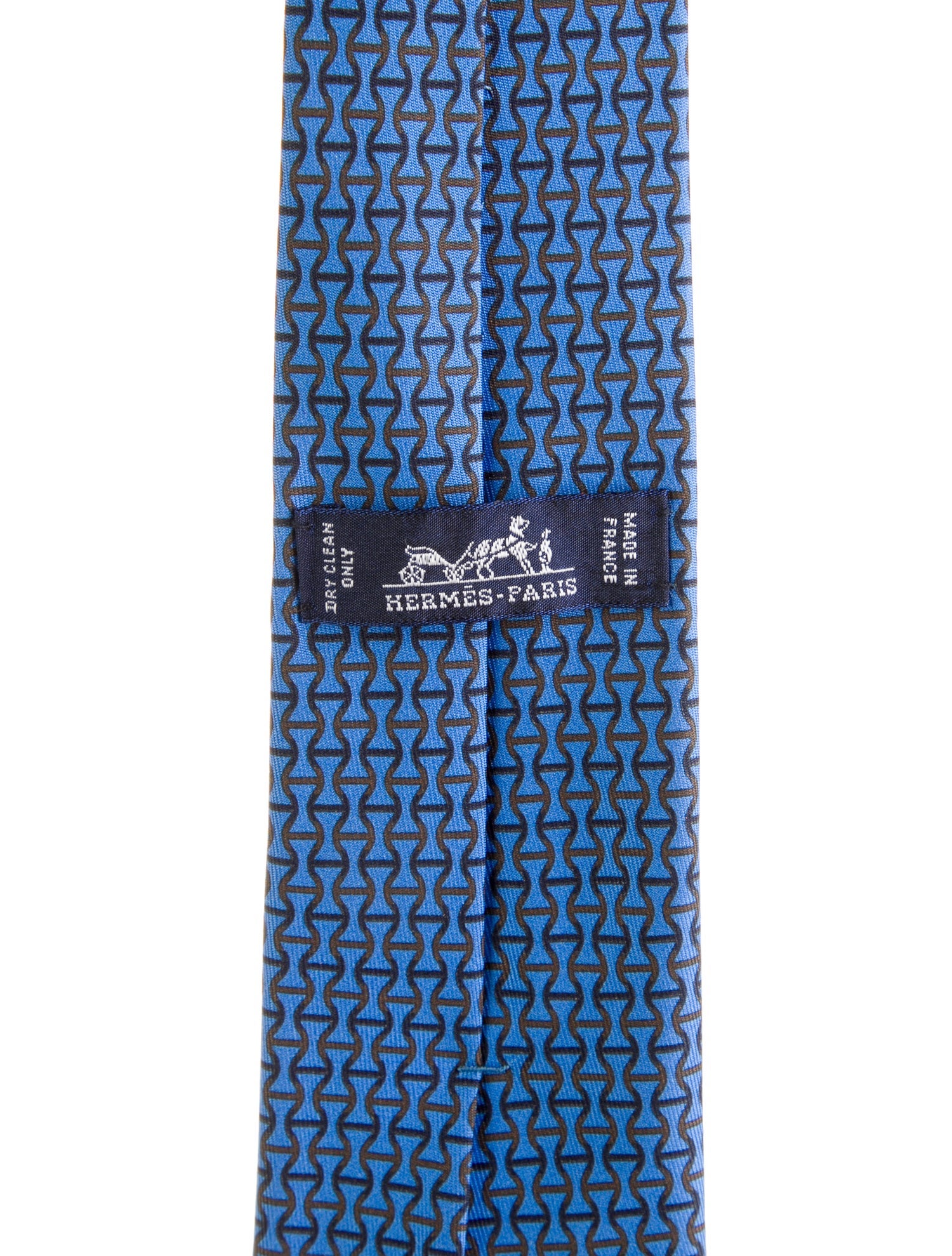 Hermès Silk Printed Tie