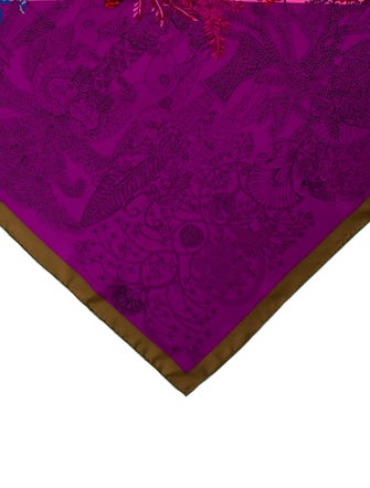 Hermès Les Légendes de L'Arbre Silk Scarf