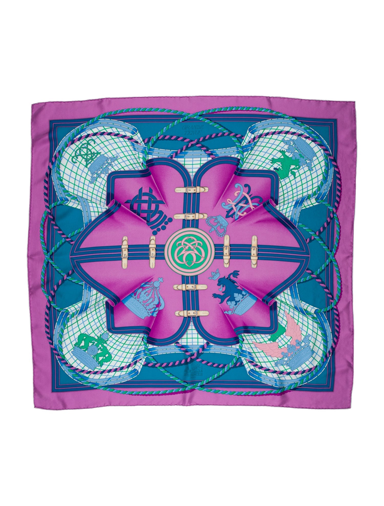 Hermès Grand Tenue Wash Silk Scarf